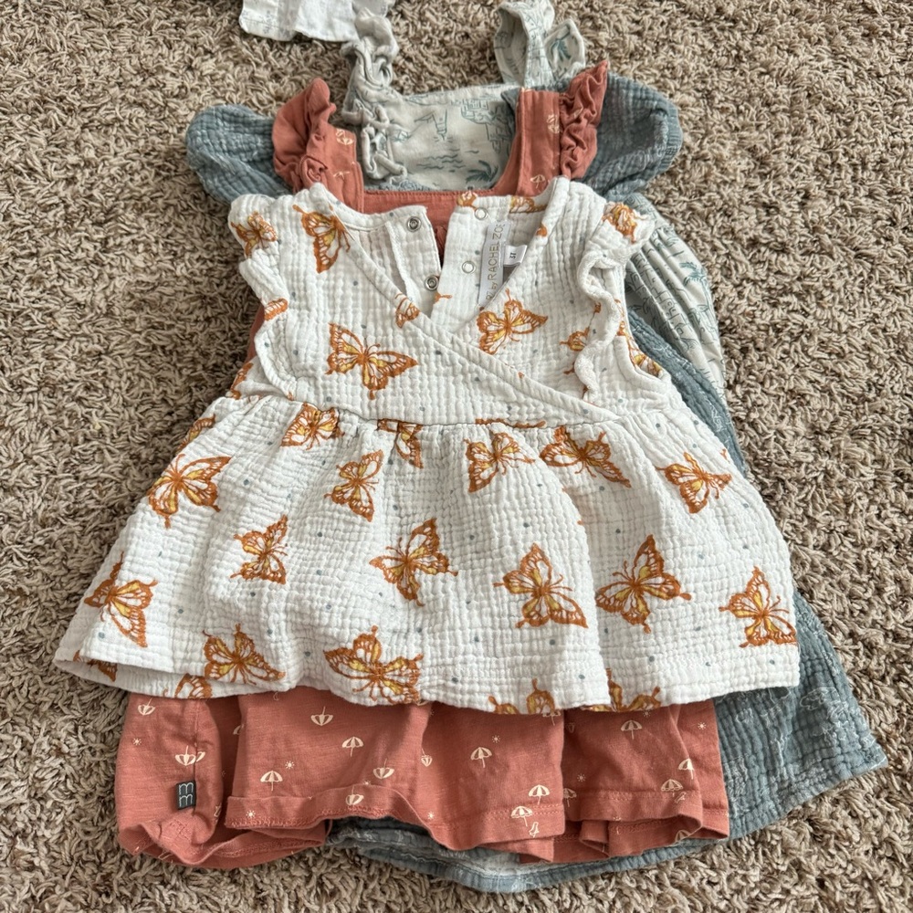 Toddler 2-3 dresses and top bundle